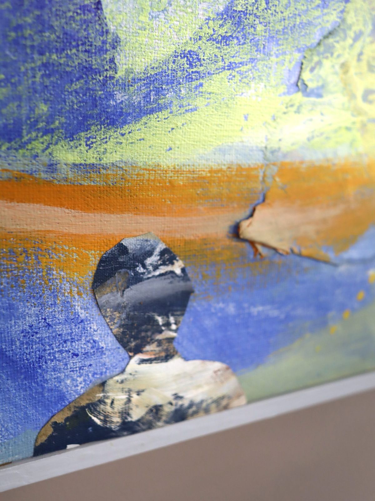 Between Two Worlds In Oil Onto Canvas photo Art