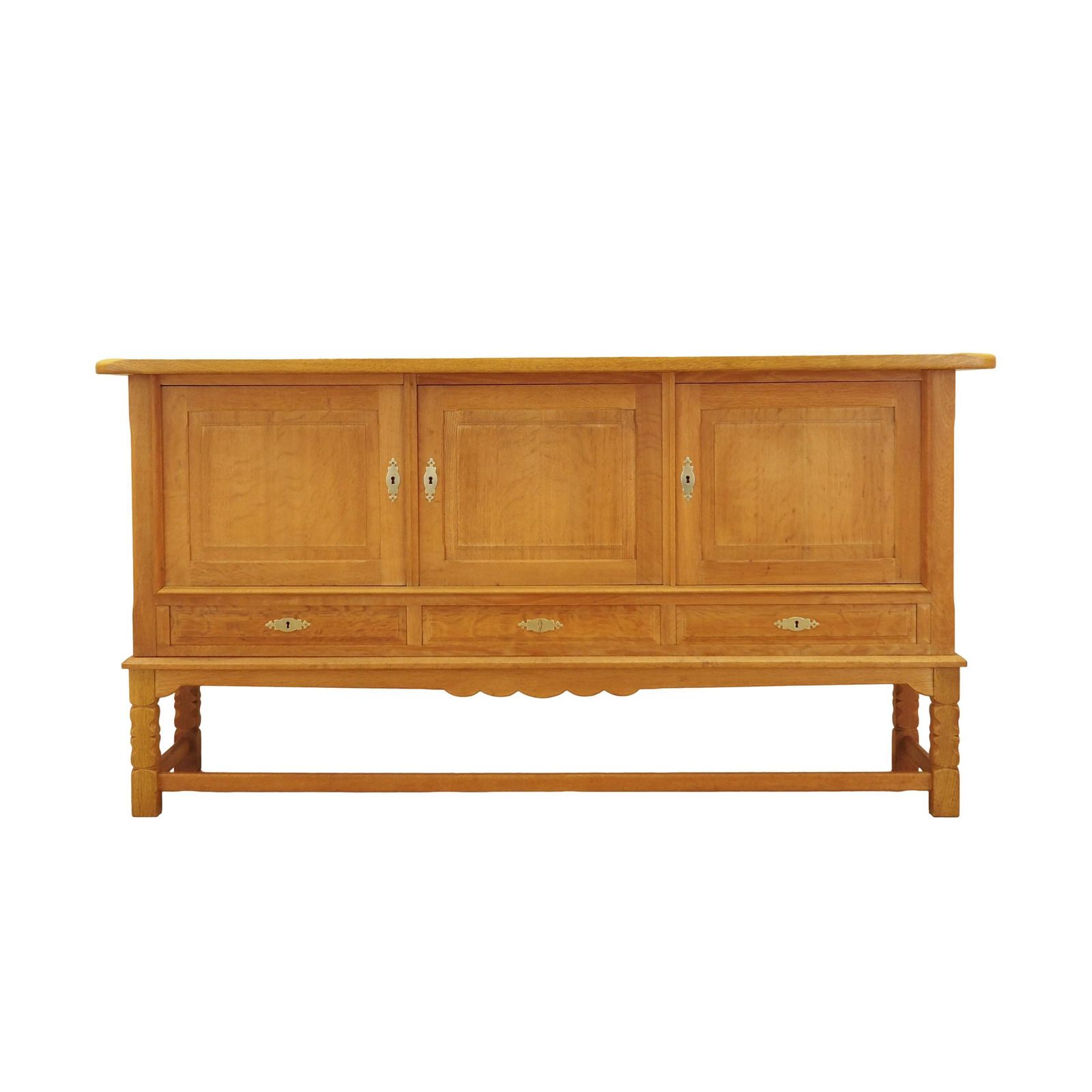 Oak Sideboard By Henning Kjærnulf, Danish Modern Design From The 1960s