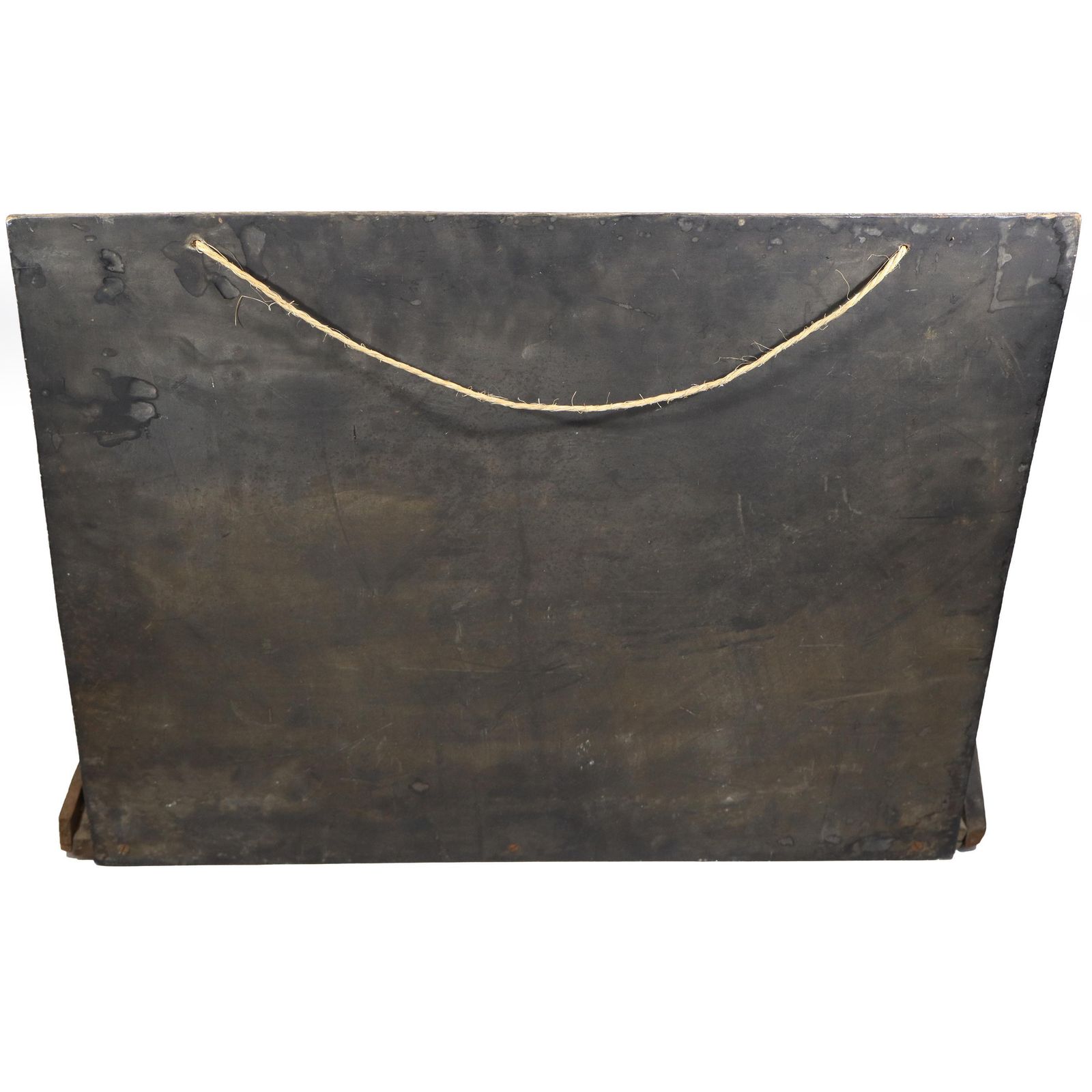 French Vintage Large Hanging Slate Chalkboard With Chalk Tray photo buy