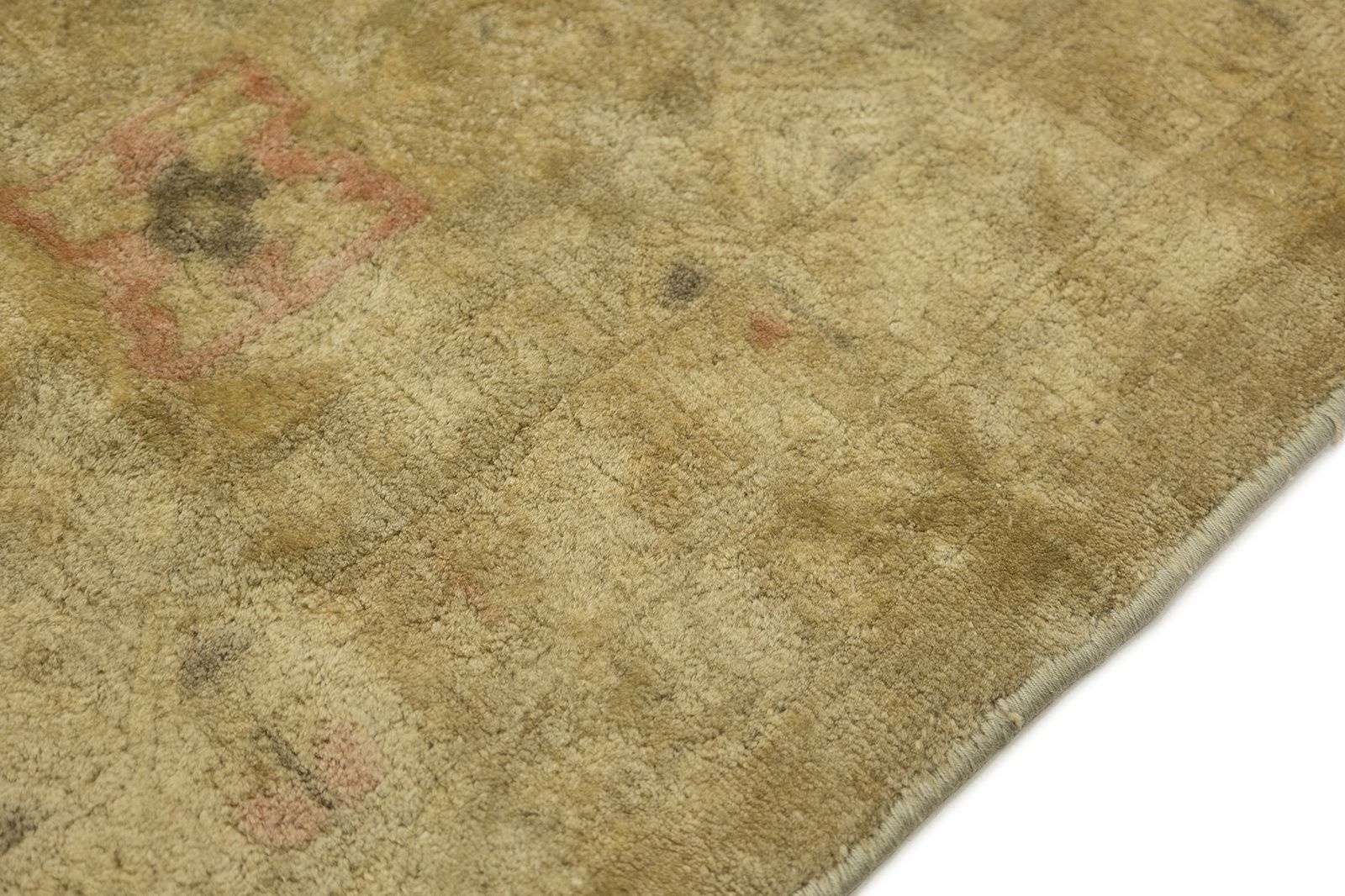 Semi-antiek Duits Tefzet tapijt, beige, 582 × 366 cm, ca. jaren 1930 photo vinterior