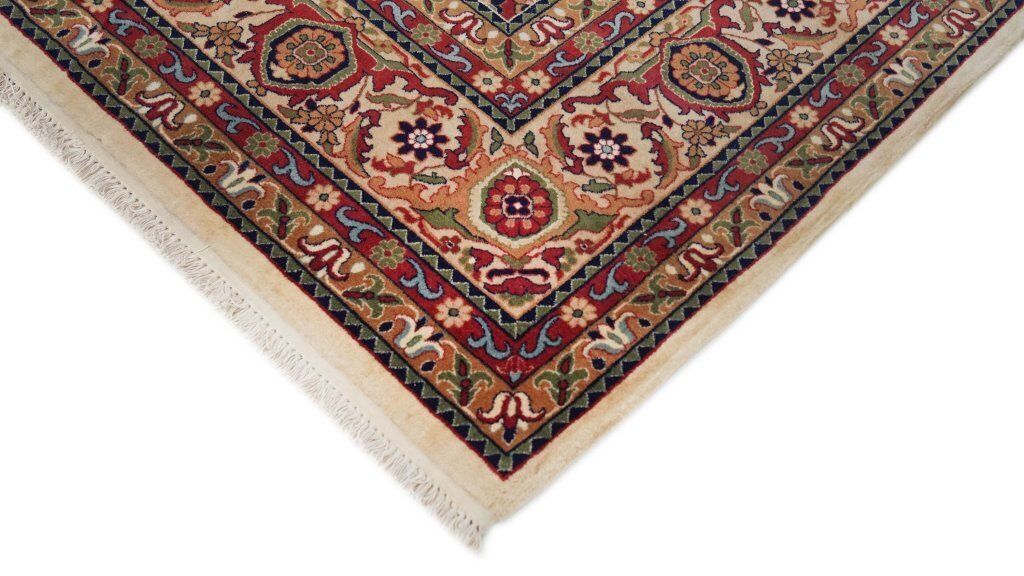 Vintage Chinees handgeknoopt vierkant tapijt, 259 × 259 cm, ca. jaren 1990 photo 3530.0