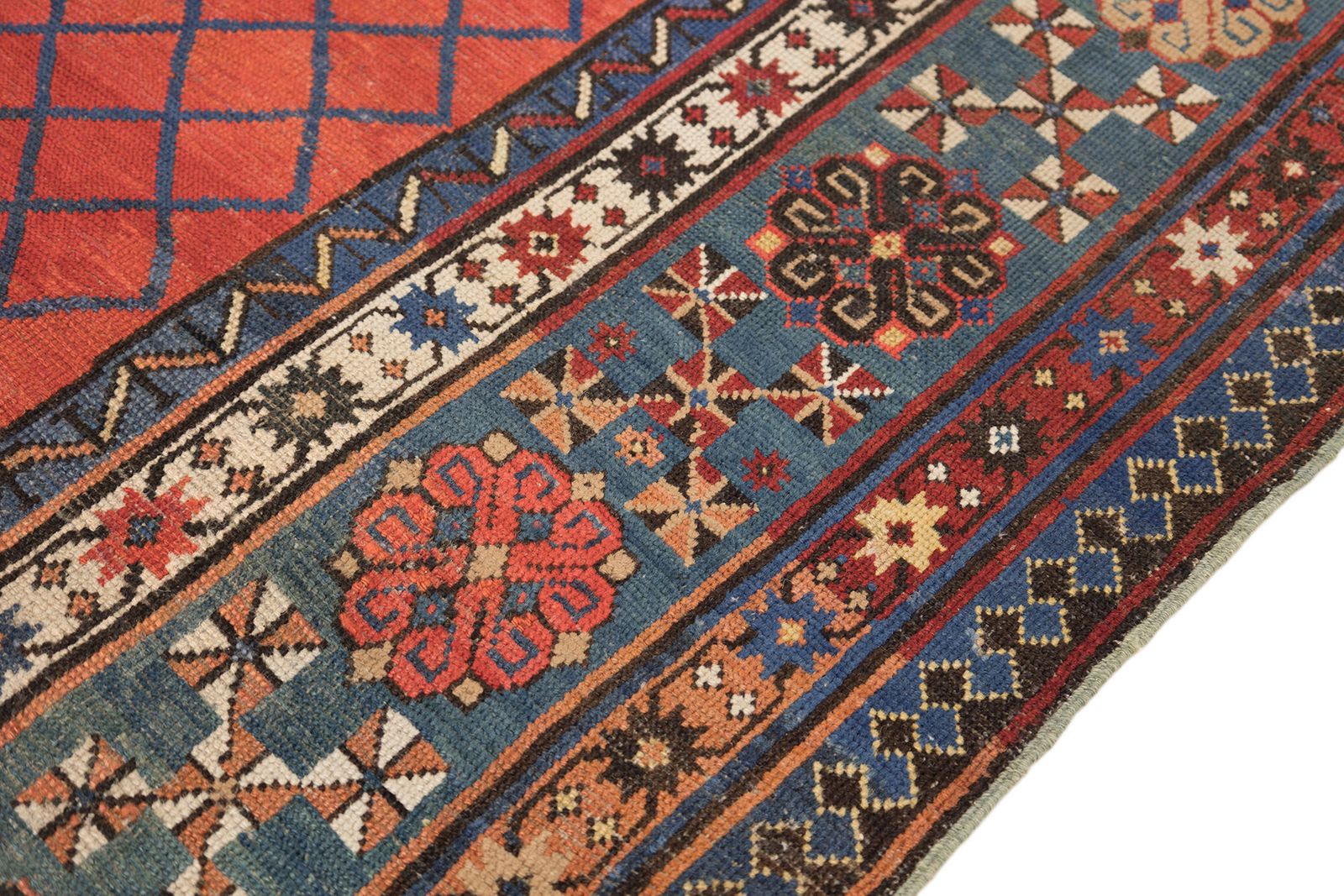 Antique Caucasian Kazak Runner, 257 × 122cm, Circa 1900s photo vinterior