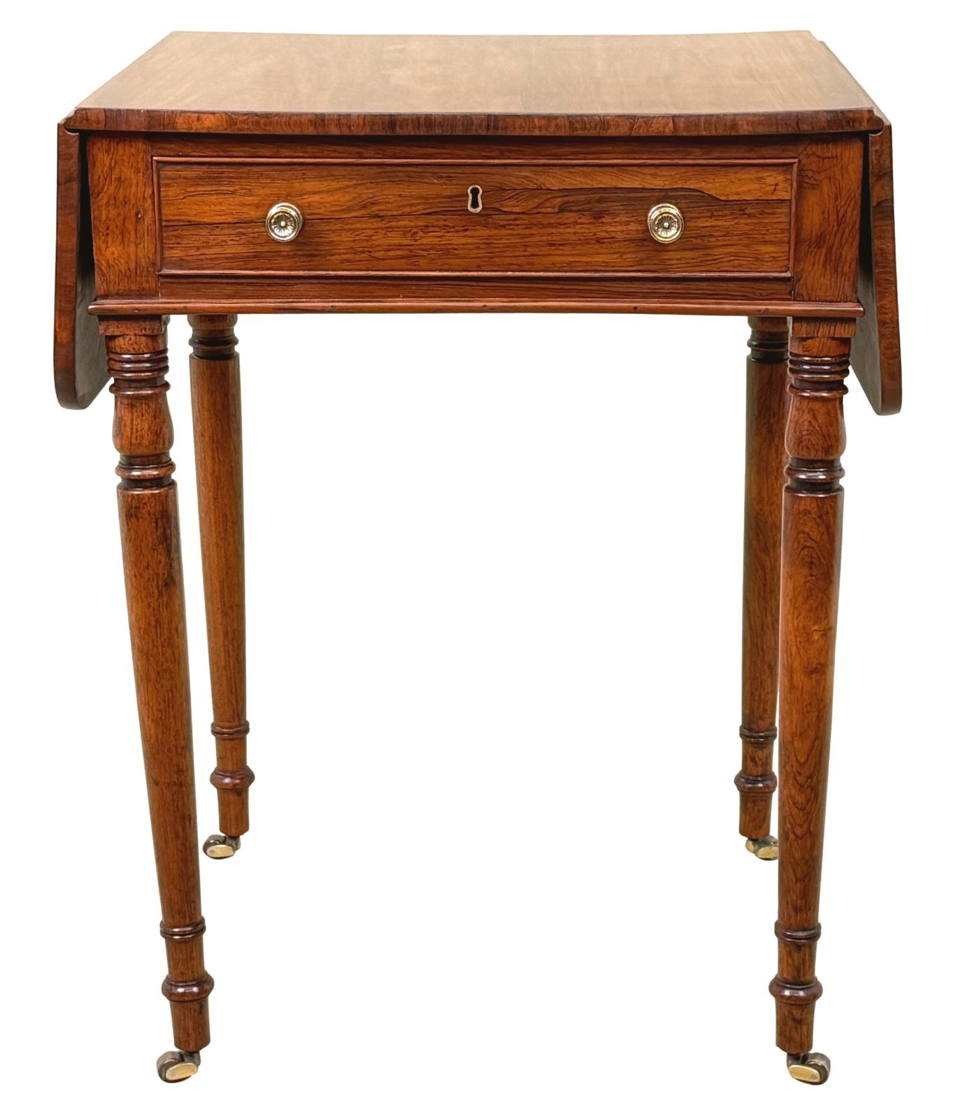 Meubels Rozenhout Pembroke-tafel, Regency-periode, begin 19e eeuw (Engeland, ca. 1825) photo