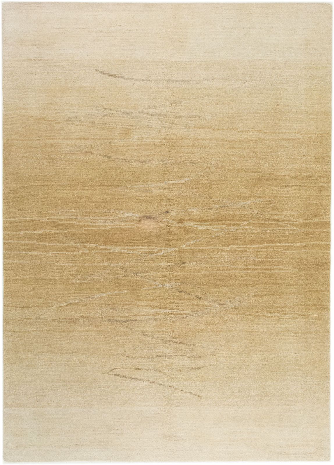 Handgeknoopt Nepalees wollen en zijden vloerkleed, 239 × 170 cm