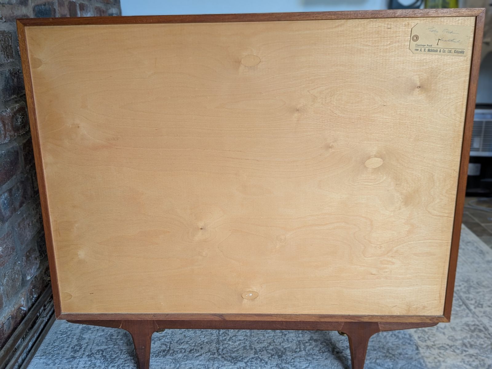 Mid Century Modern Teak Glazed Bookcase & Display Cabinet By A.H. McIntosh, 1960s photo for sale