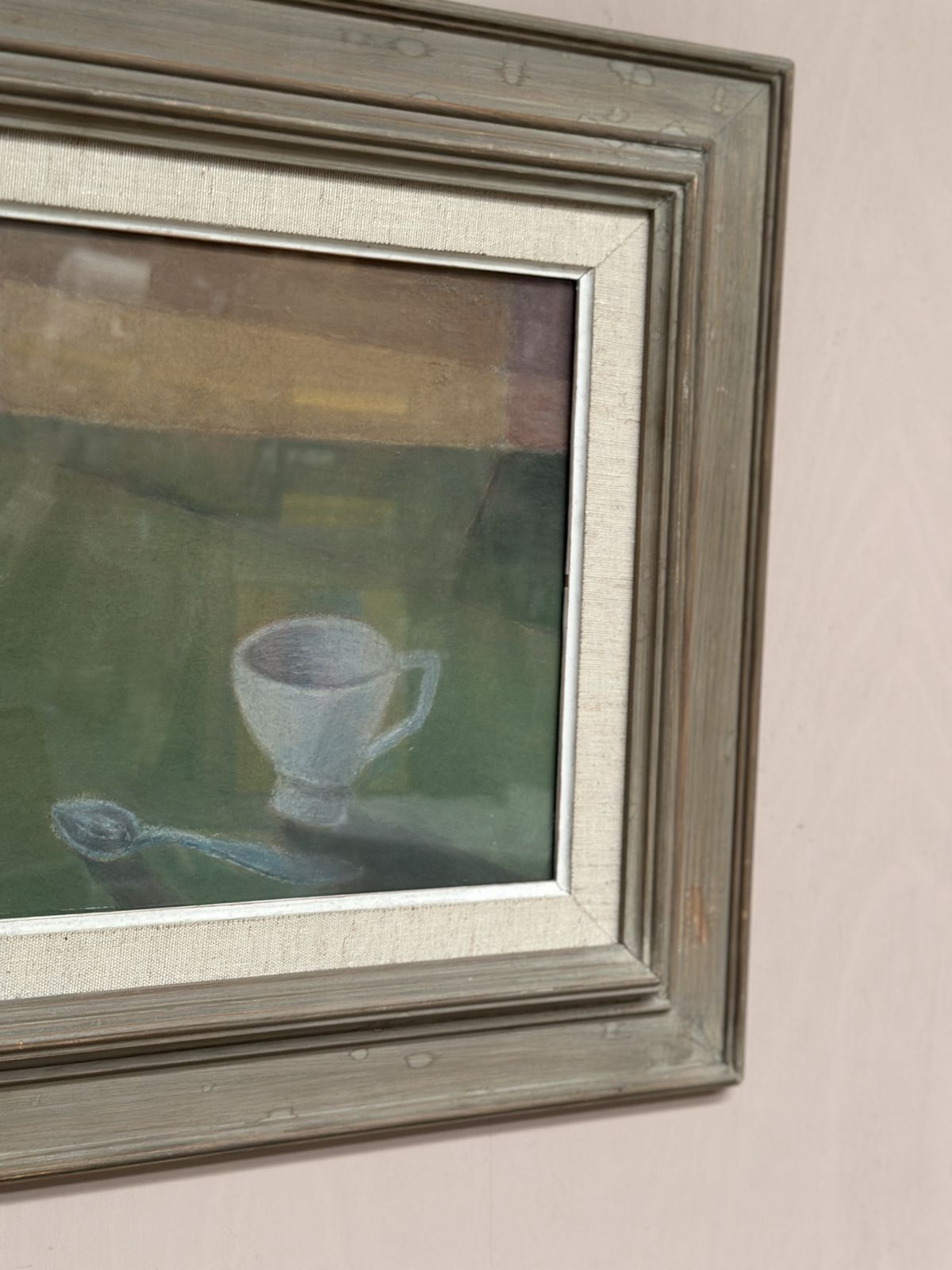Original Glazed Oil On Paper – Still Life By Ann Sjöström – Vintage & Framed, Approx. 50 X 40 Cm (19.7 X 15.7 In) photo buy