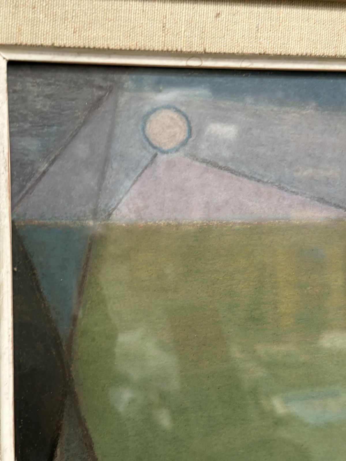 photo for sale Original Glazed Oil On Paper – Still Life By Ann Sjöström – Vintage & Framed, Approx. 50 X 40 Cm (19.7 X 15.7 In)