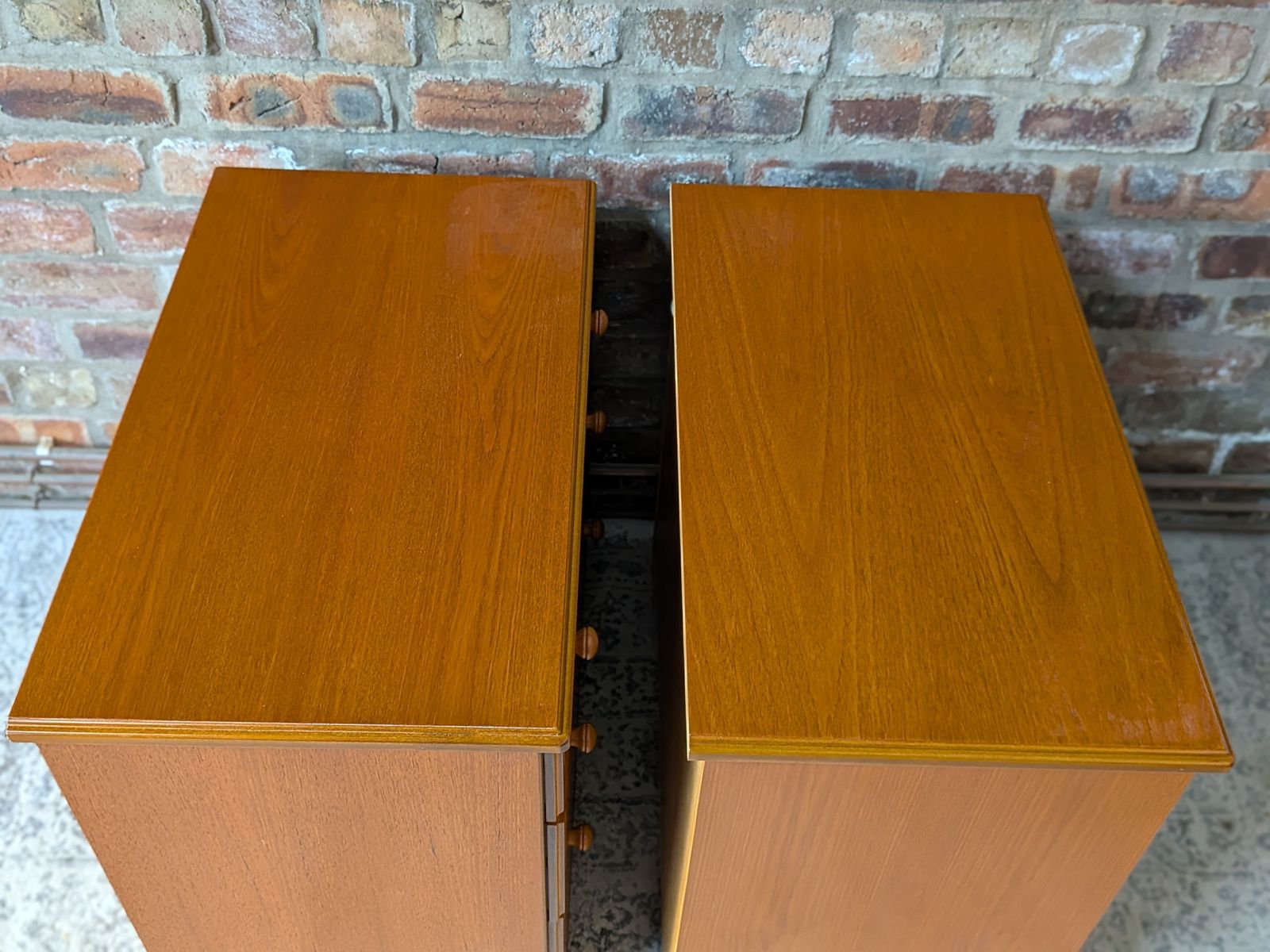 Mid Century Teak "Albany" Chests Of Drawers By Stag   A Pair photo Furniture