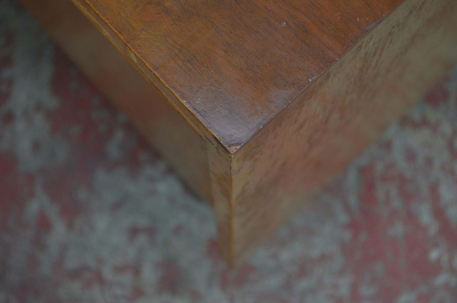 Vintage Mid Century Teak Record Cabinet photo for sale