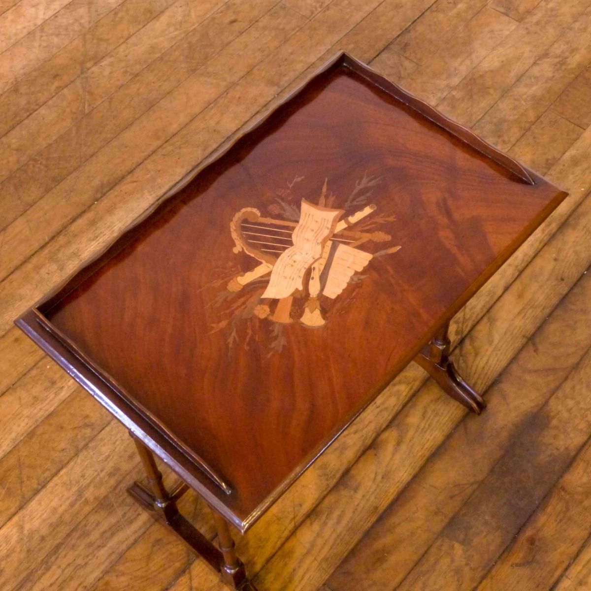 Skip To The Beginning Of The Images Gallery 1960s Mahogany Nest Of Tables photo 1110.0