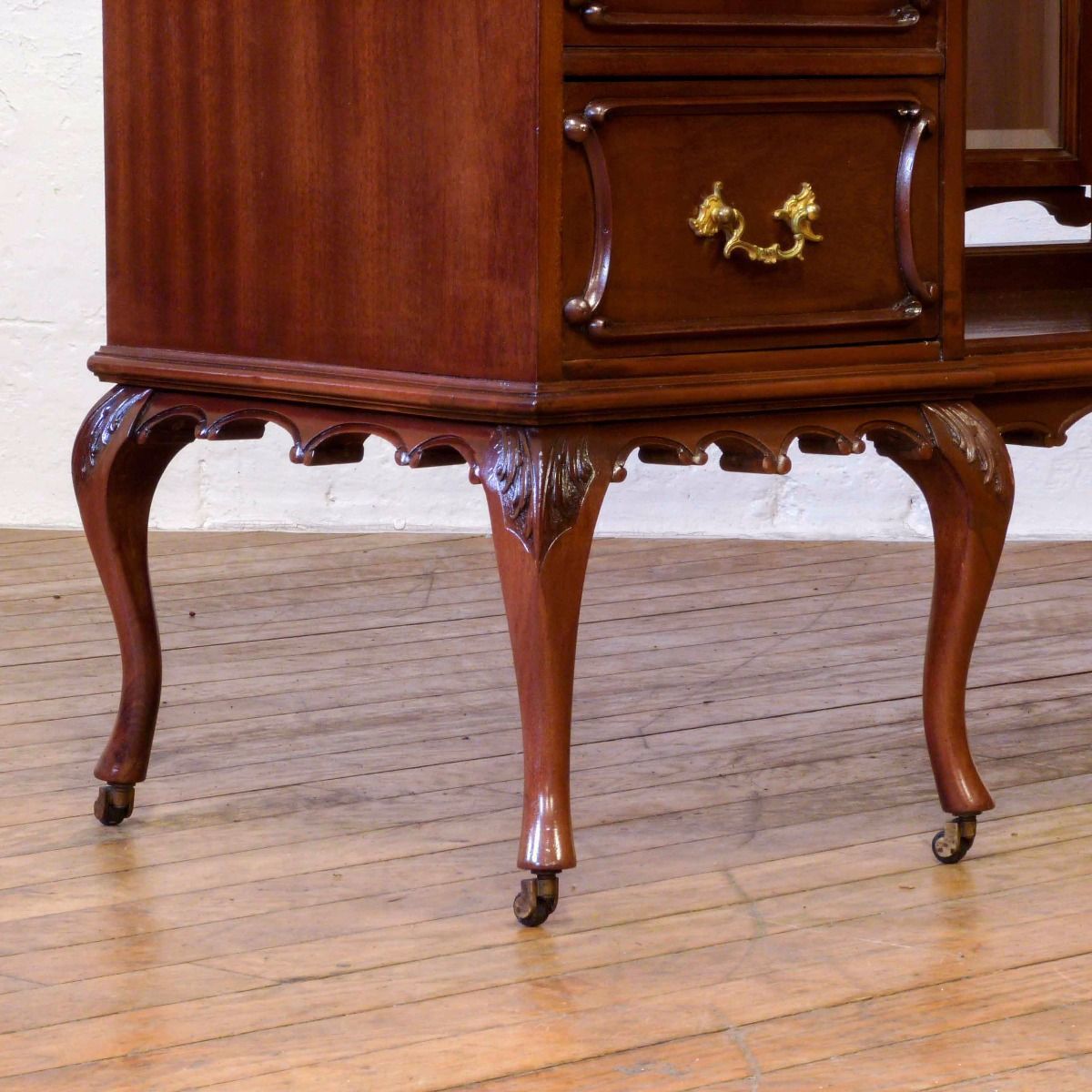 Victorian Mahogany Dressing Table photo vintage