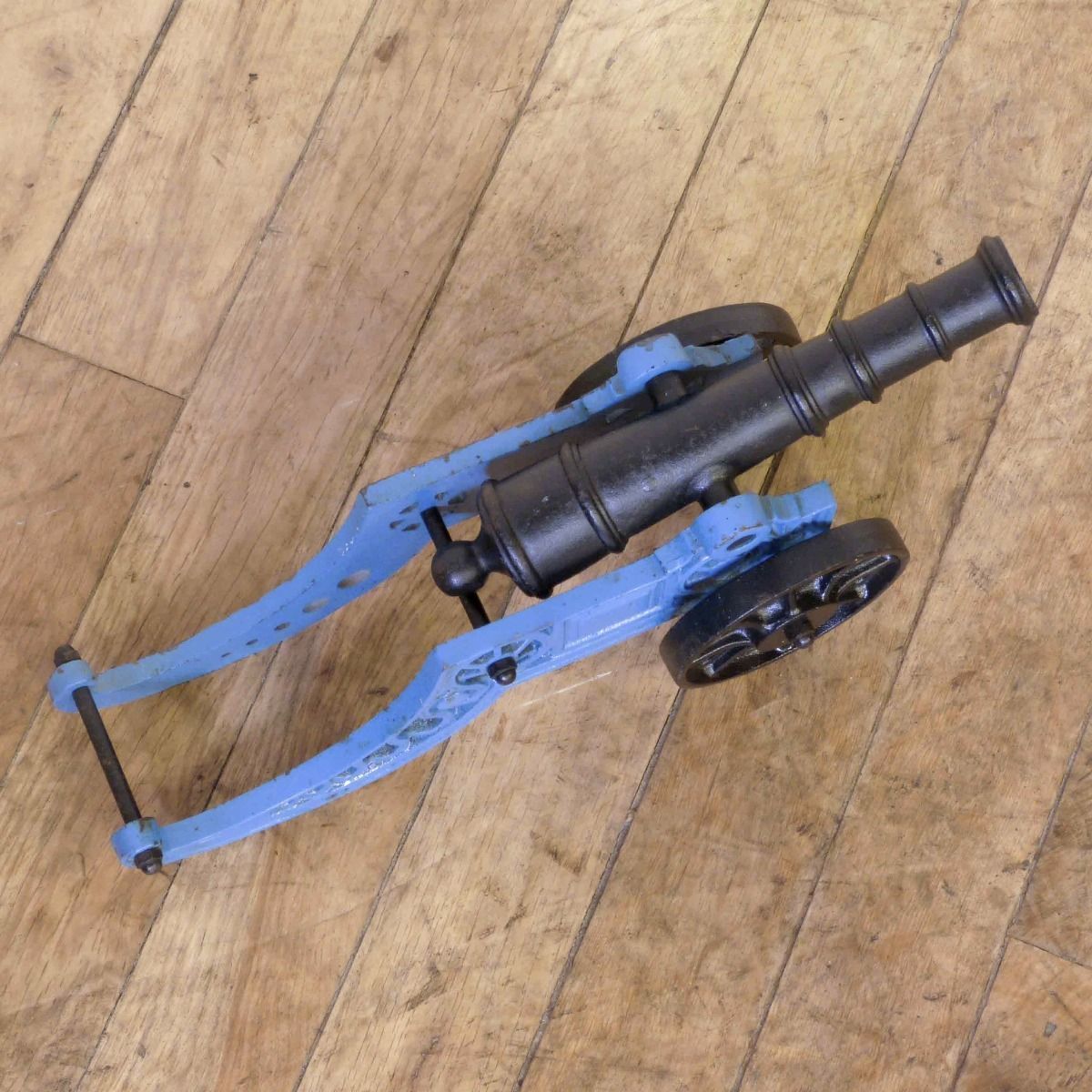 Home Decor Pair Of Iron Cannons photo