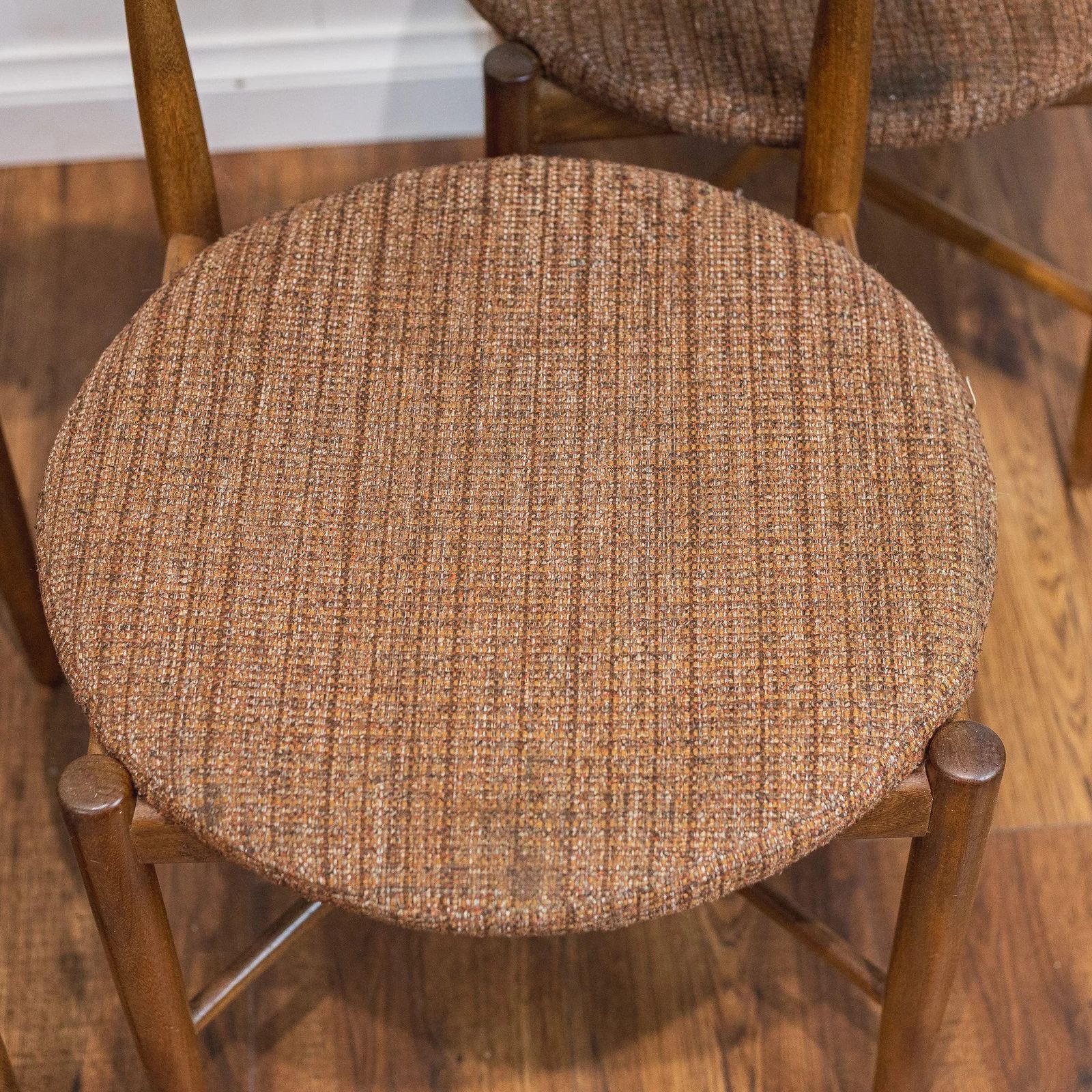 G Plan Fresco Teak Round Dining Chairs X4 By V. B. Wilkins photo Furniture