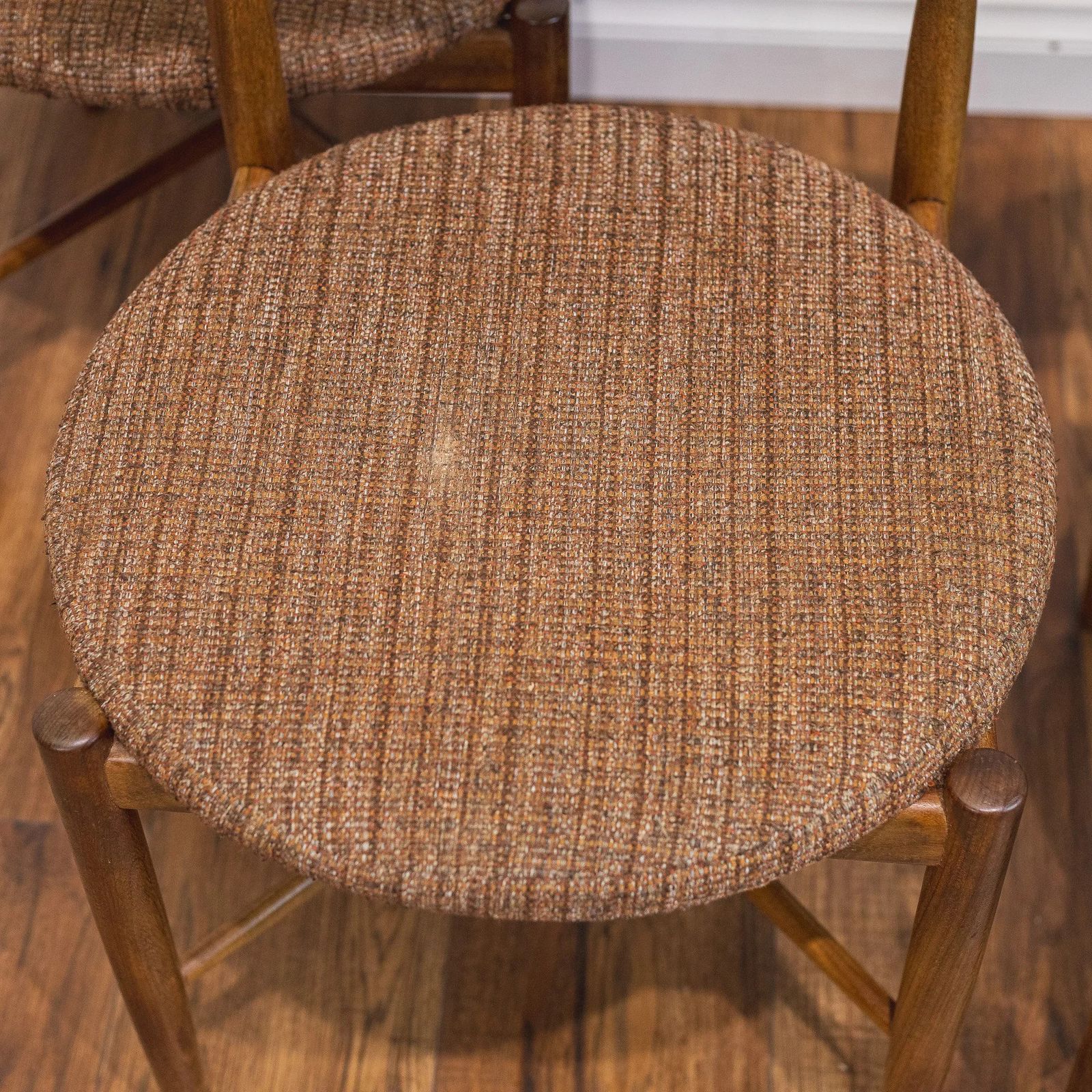 G Plan Fresco Teak Round Dining Chairs X4 By V. B. Wilkins photo 495.0