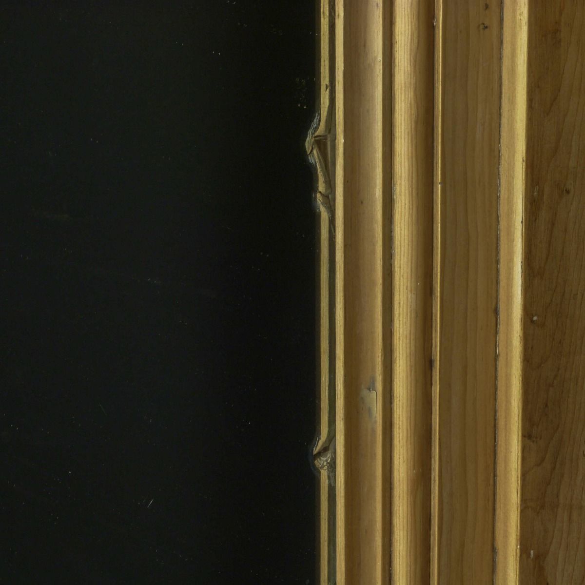 Massive Victorian Pine Architectural Mirror photo vinterior
