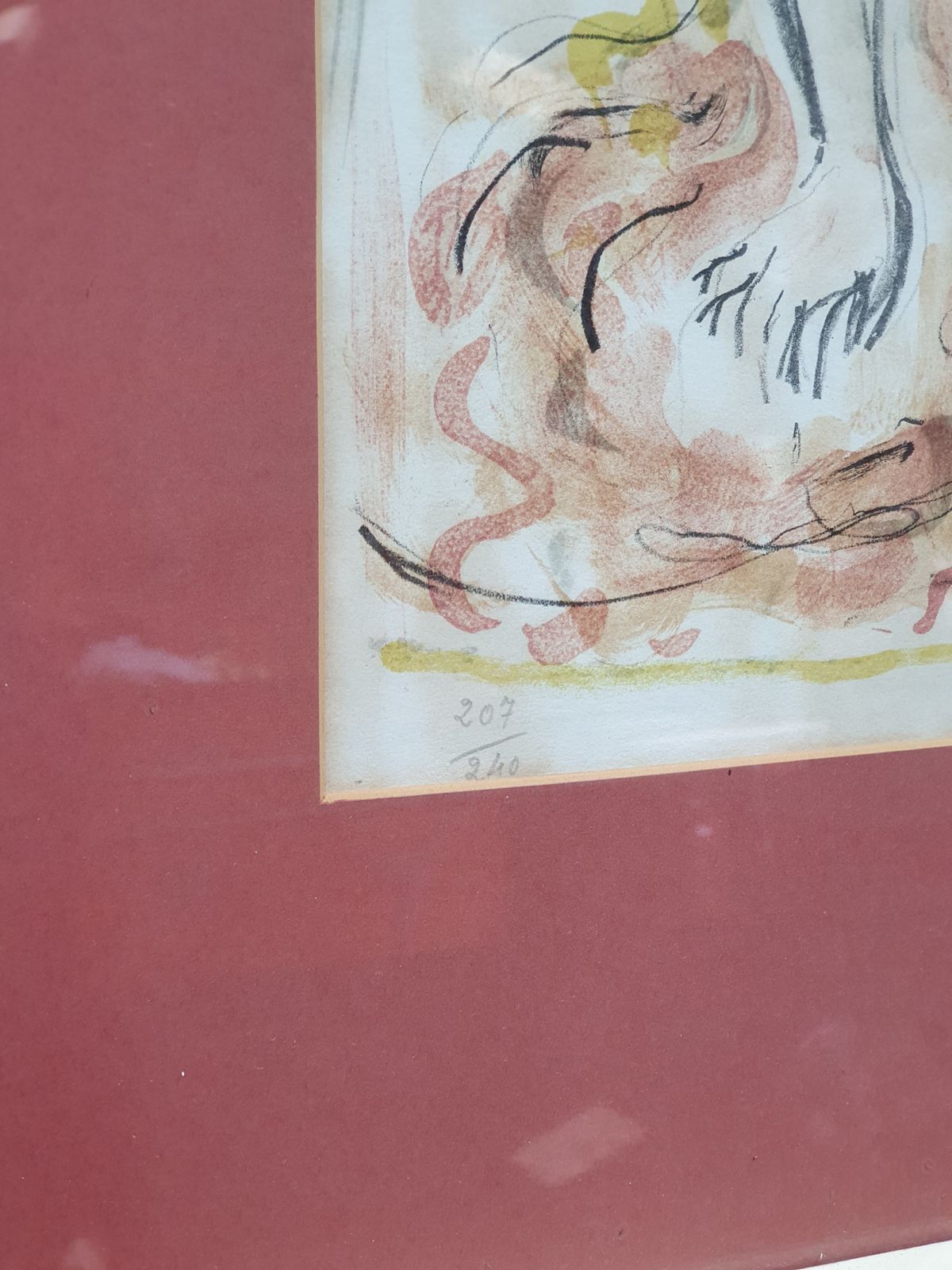 Constantin Terechkovitch (1902 1978 Russian) Limited Edition Signed Portrait Of Young Lady Chromolithograph photo vinterior