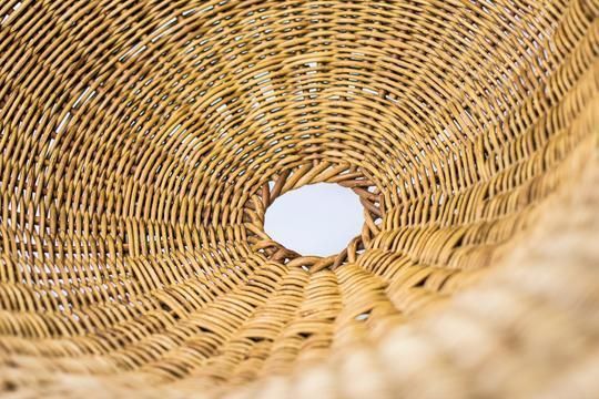 photo furniture 1950s Wicker Easy Chair By Sven Staaf
