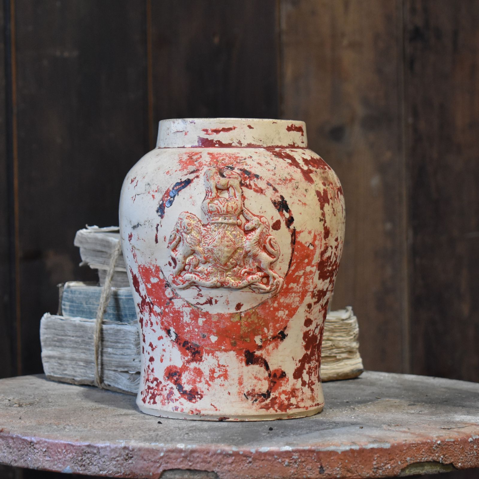 Antique Stoneglaze Tabacco Jar 19th Century Price Of Bristol Shop Display Pot photo furniture