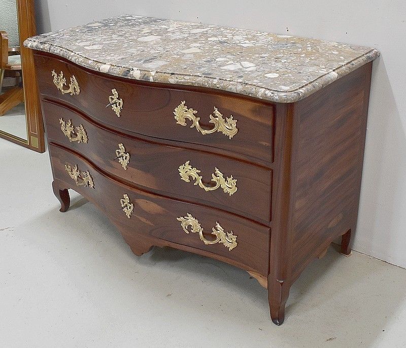 Convenient Port Nantaise Solid Amaranth Wood, Louis 15 Period   1770 photo furniture