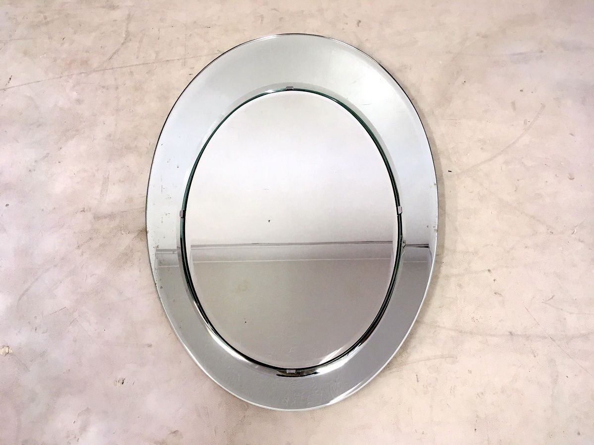 Vintage 1960s Italian Coloured Mirror By Cristal Arte photo 1300.0