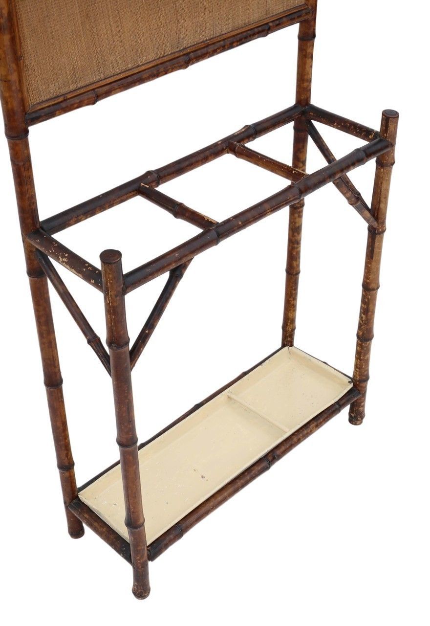 Victorian Bamboo Hall, Hat, Coat, Umbrella Or Stick Stand photo 795.0