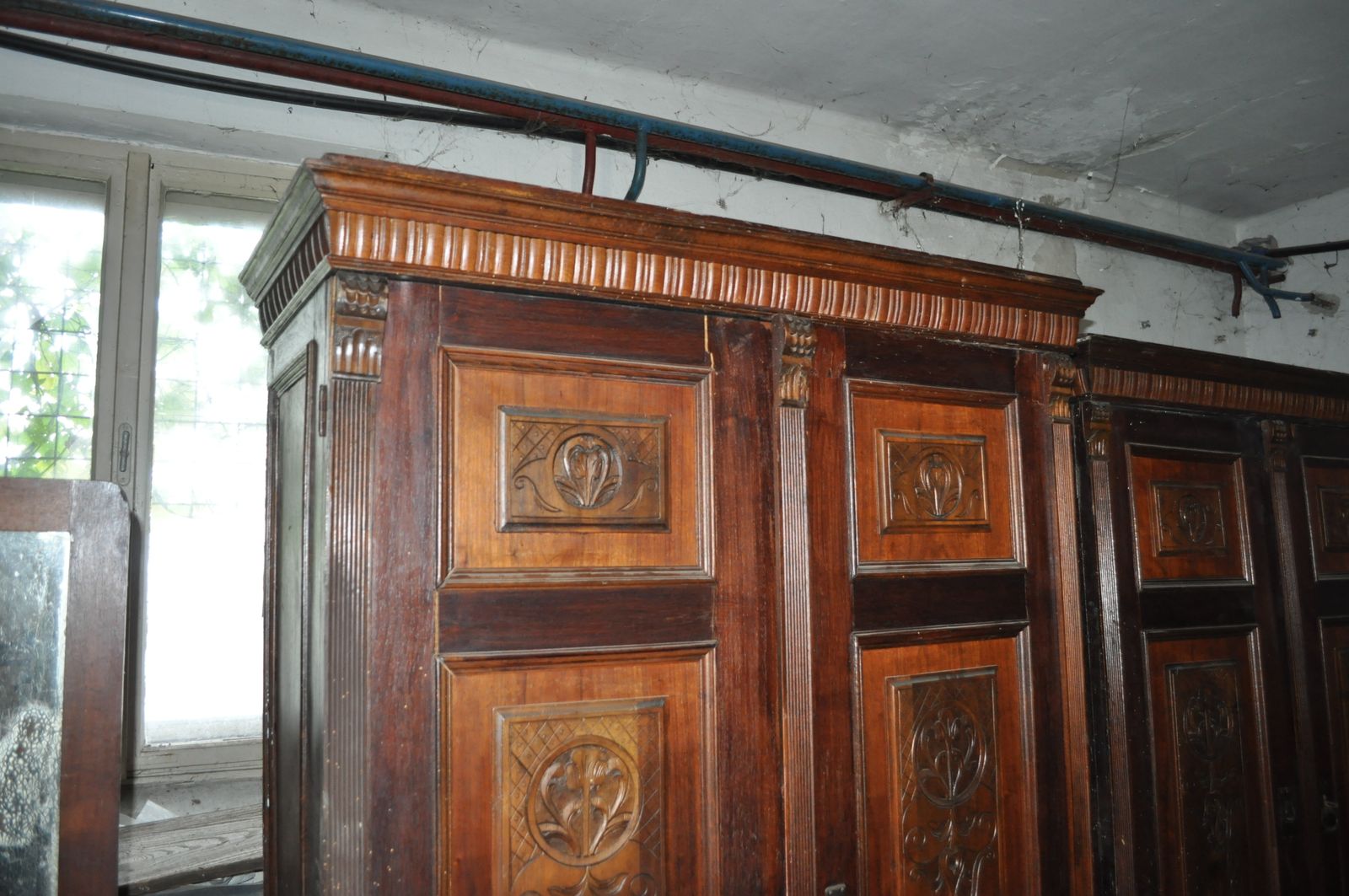 Original Antique Hungarian Armoire, Circa 1880s photo 1064.0