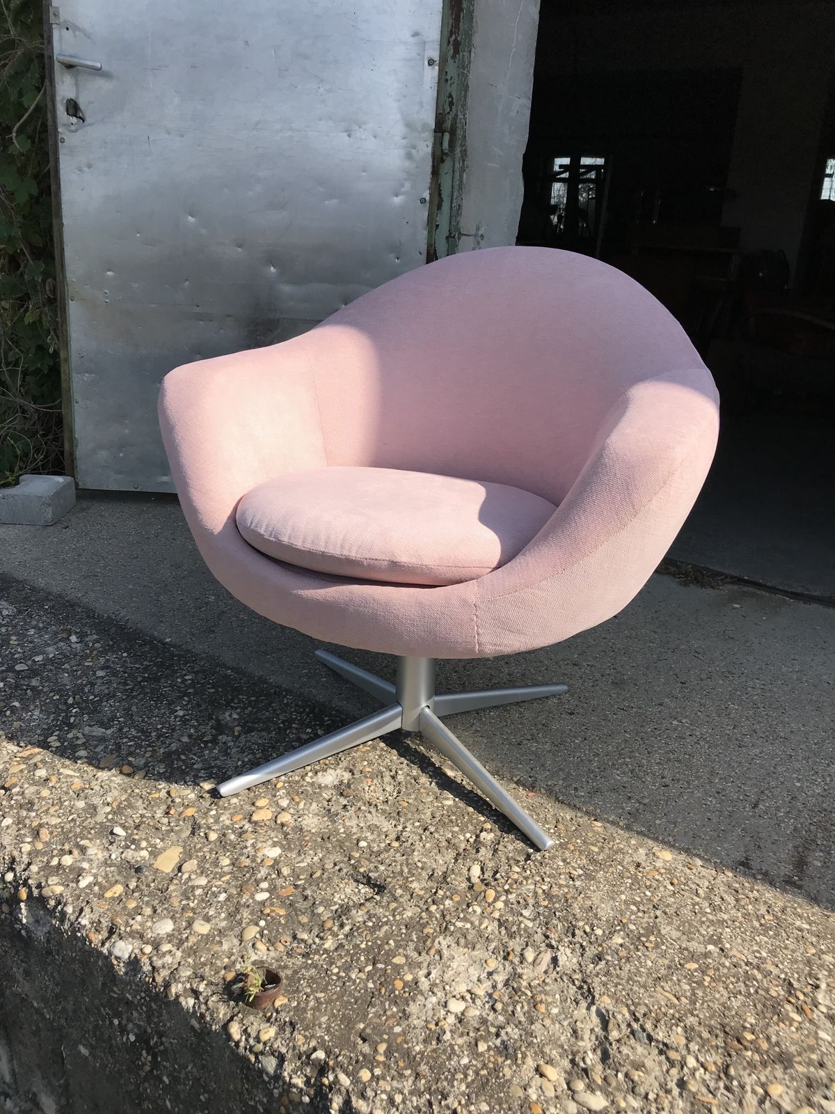 Mid Century Swivel Lounge Chair 1960s photo vintage