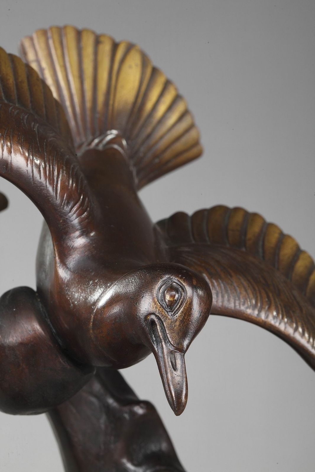1421.0 Statue en bronze « Flying Gulls » par Enrique Molins (espagnol, 1893-1958) photo