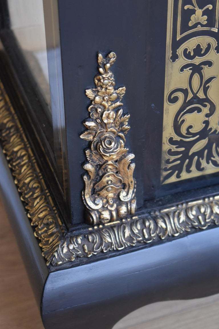 Pair Of 19th Century French Ebonised Boulle Cabinets photo vinterior