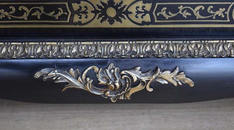 Pair Of 19th Century French Ebonised Boulle Cabinets photo buy