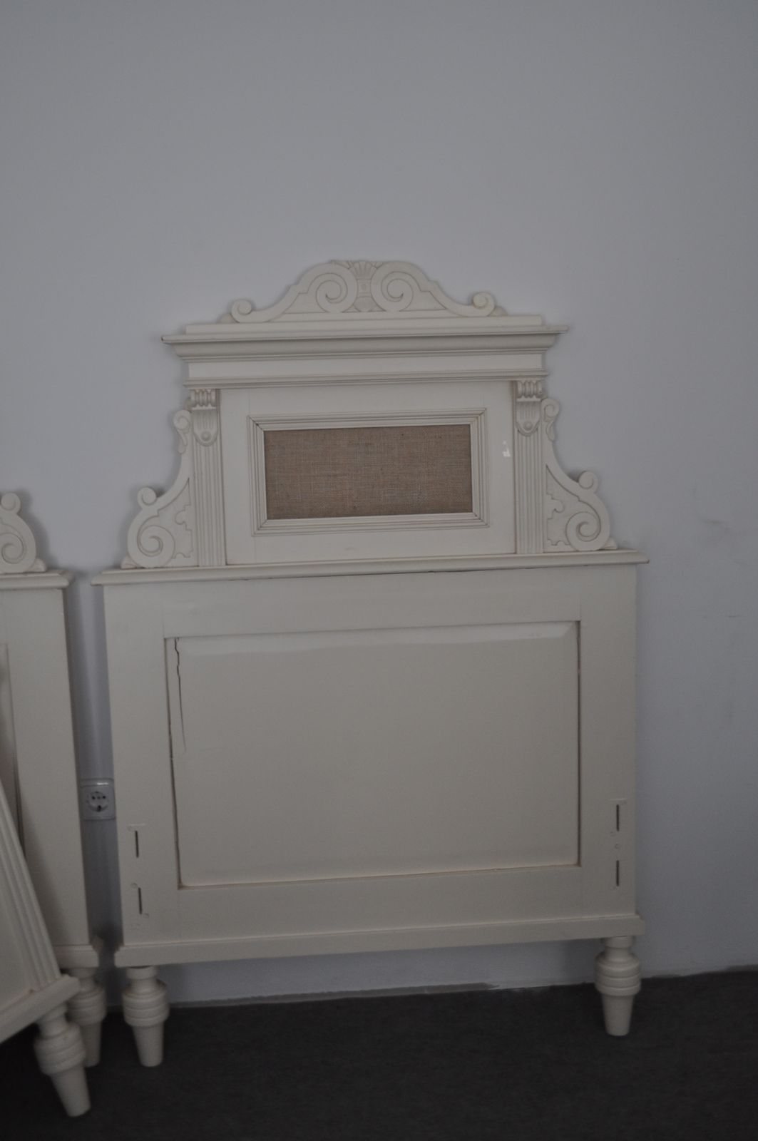 Old German Pair Of Painted Single Beds photo buy