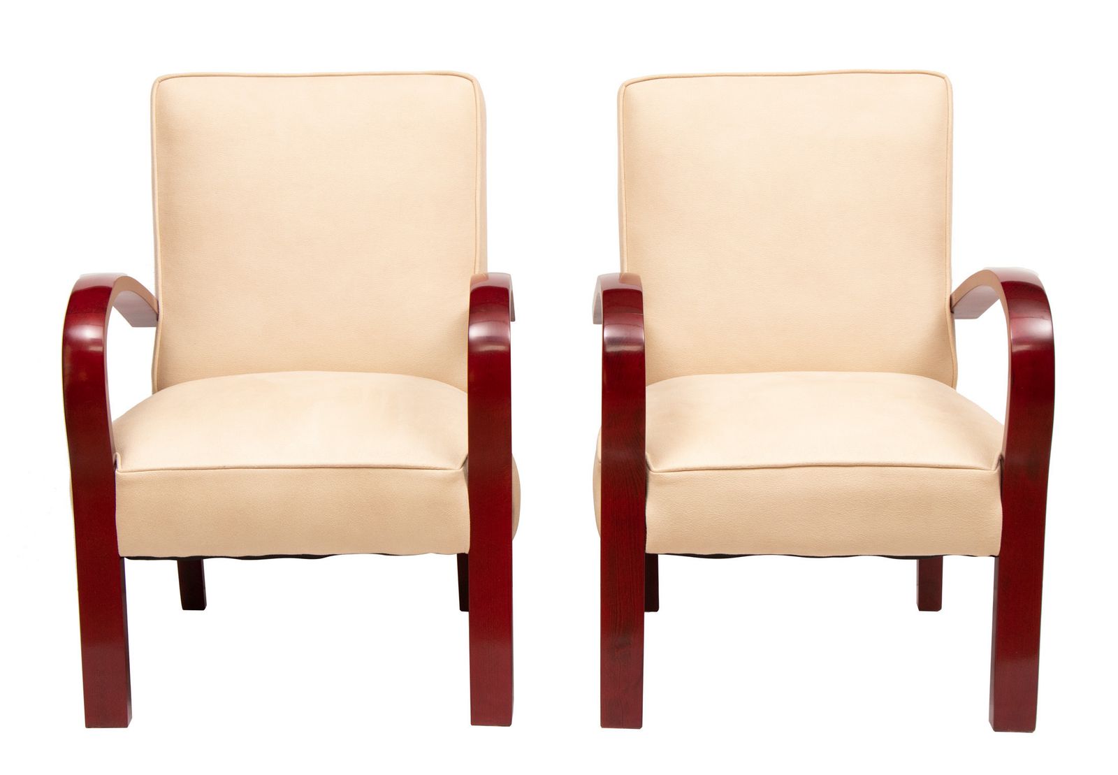 A Pair Of Art Deco Armchairs
