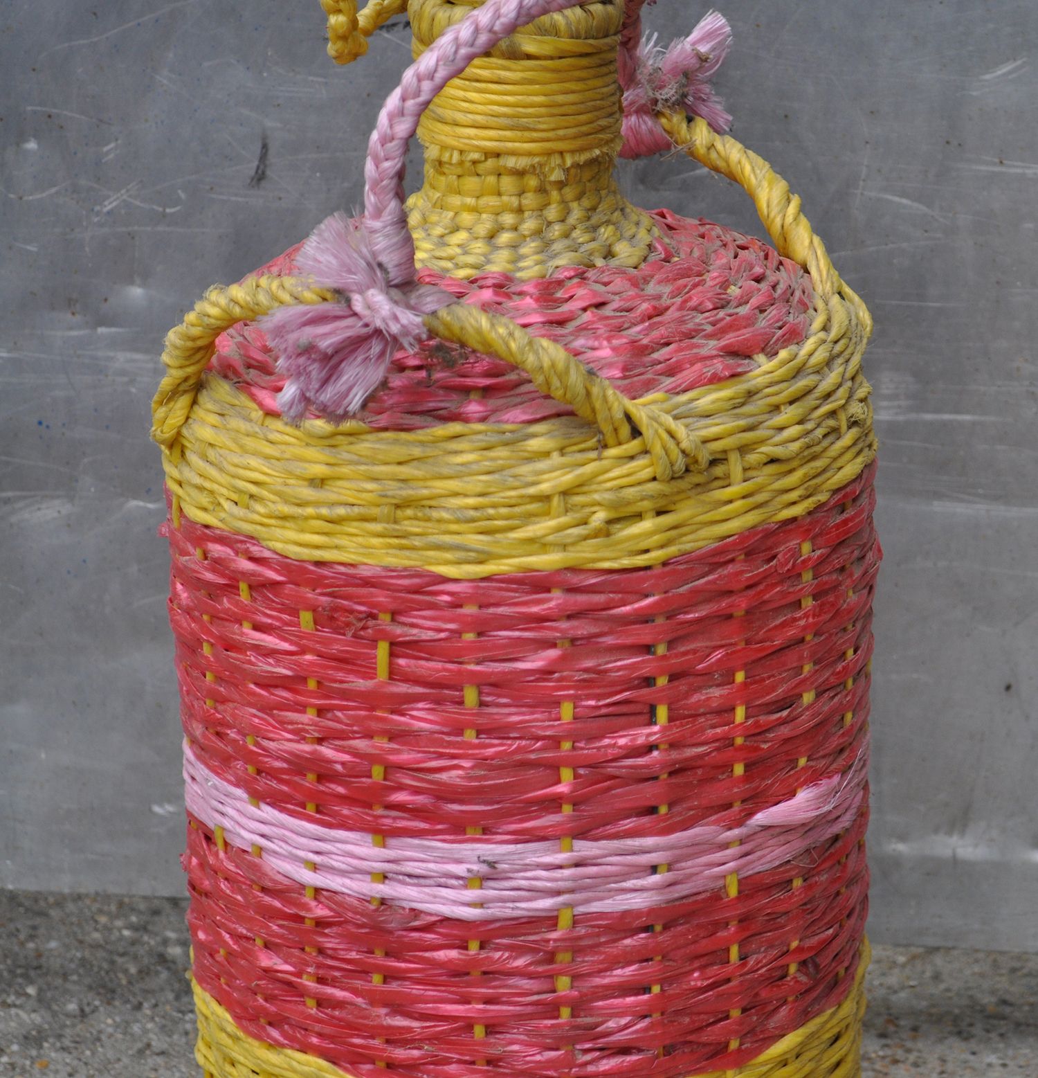 Vintage Demijohn Bottle From The '60s photo Home Decor