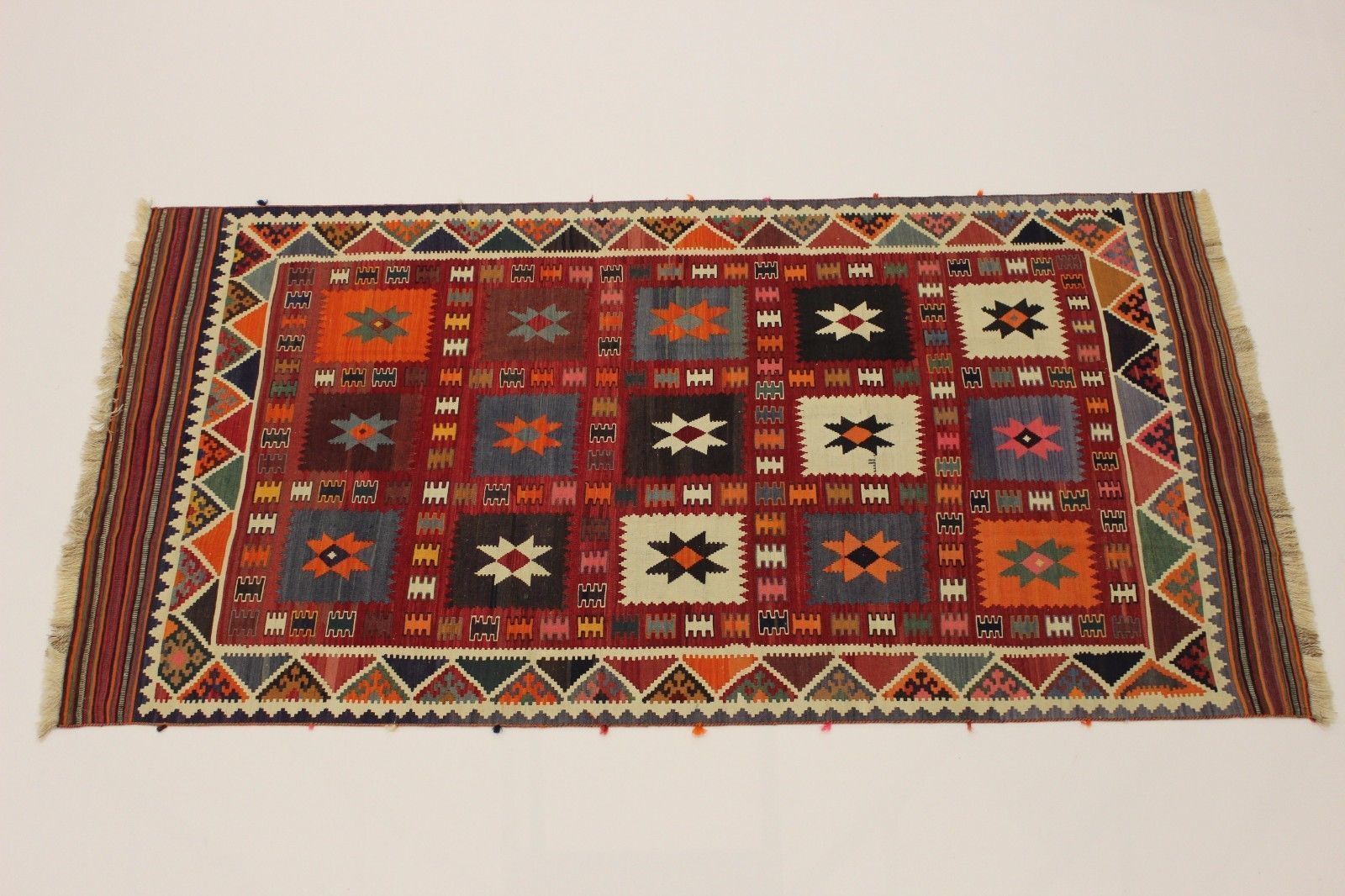 Nomads Picasso Look Kilim Unikat Fine Oriental Rug photo for sale