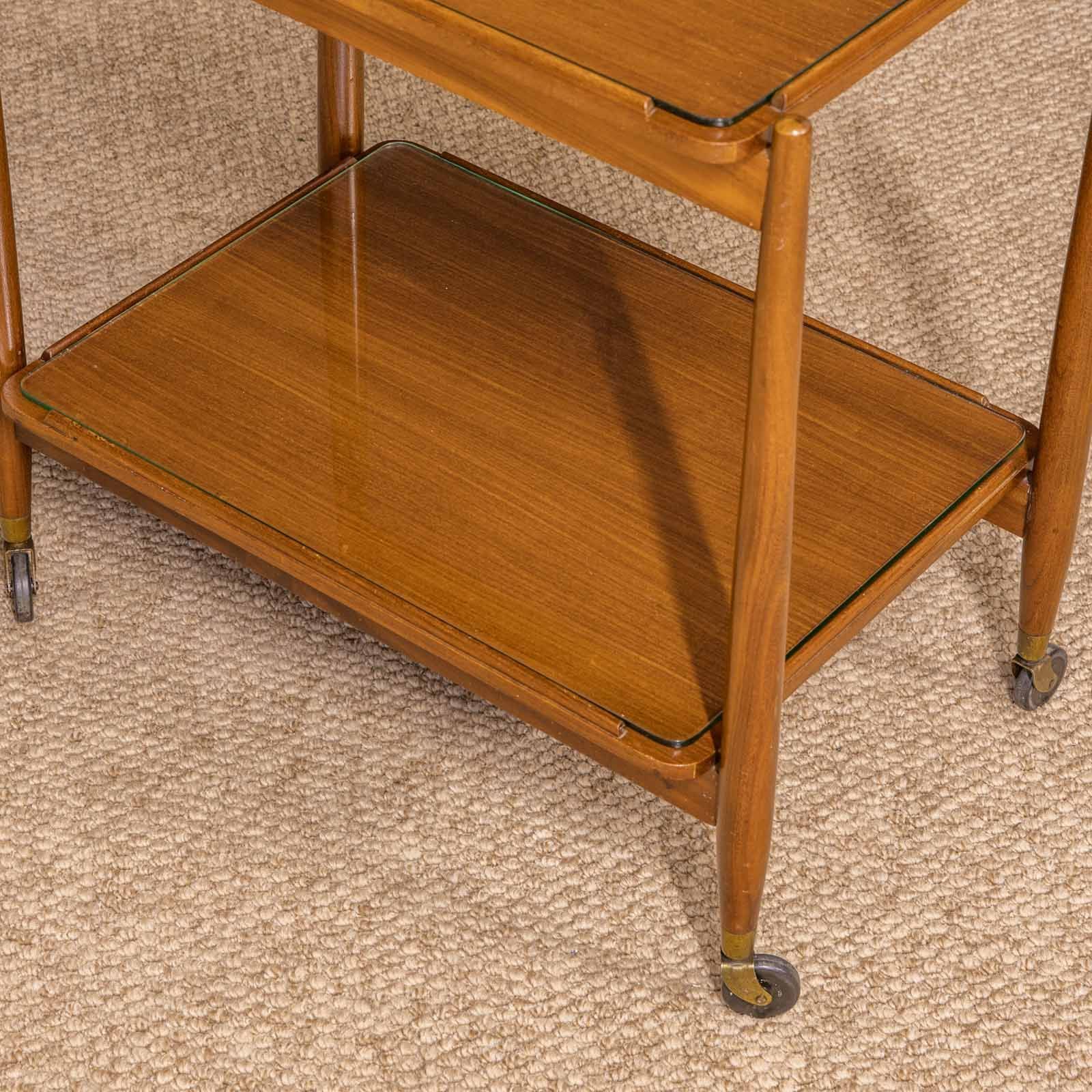 Teak Tea Trolley By White And Newton Portsmouth photo vintage