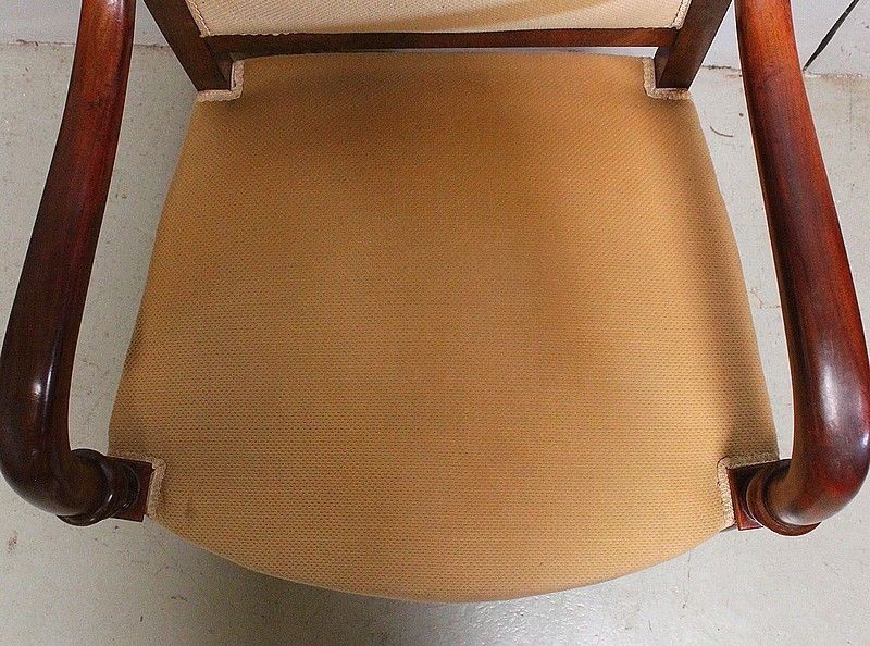 Pair Of Cuban Mahogany Armchairs   Late Eighteenth / Early Nineteenth photo vintage