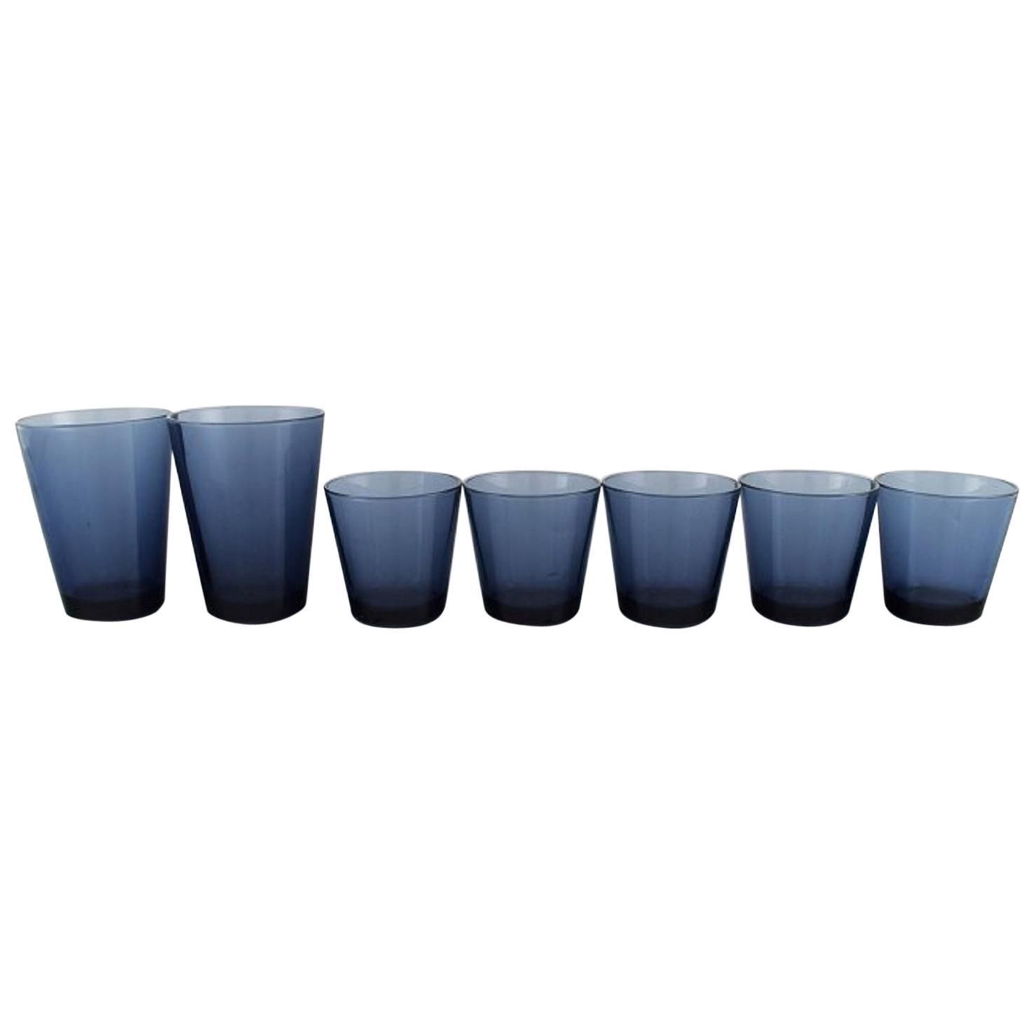 Kaj Franck, Finland, Seven Drinking Glasses, 1960s 1970s