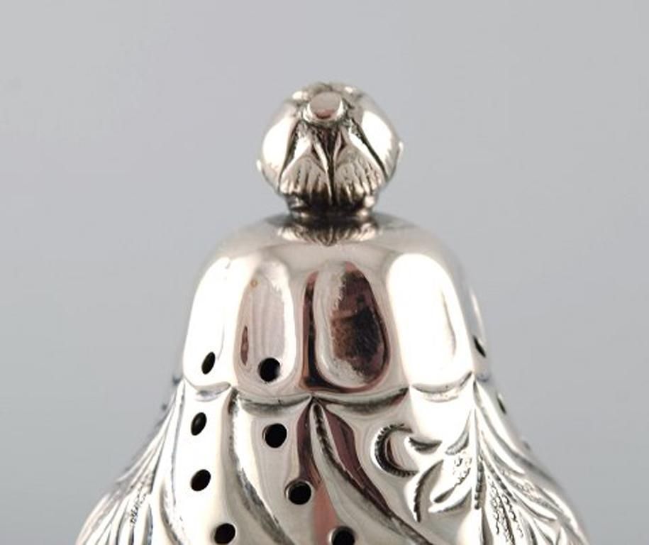 Set Of 3 Neo Rococo Sugar Castors In Silver Northern Europe, Early 20th Century photo 746.0