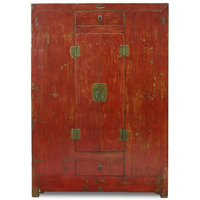 Qinghai Red Lacquer Cabinet photo furniture