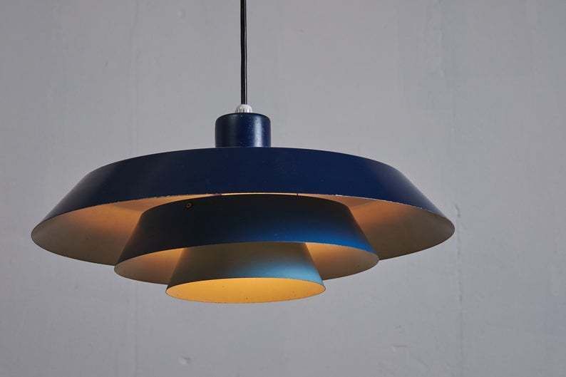 Pendant Lamp By Bent Karlby For Lyfa, 1968 photo vintage