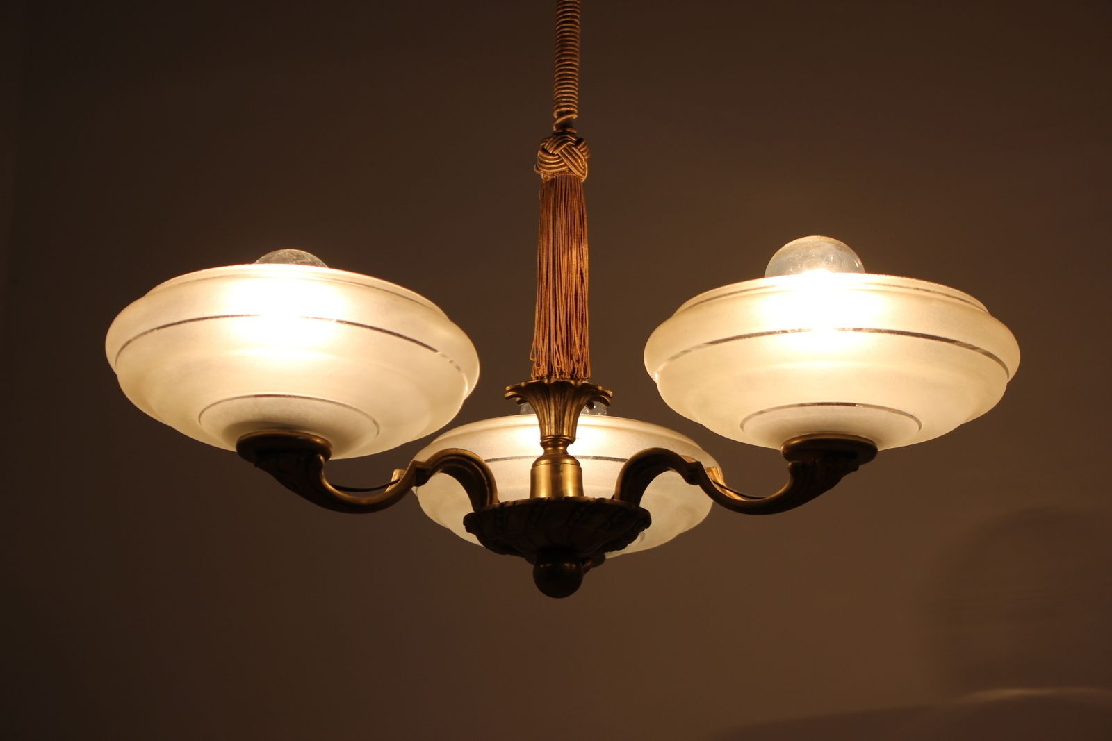 Big Art Deco Chandelier, 1930´S. photo 749.0