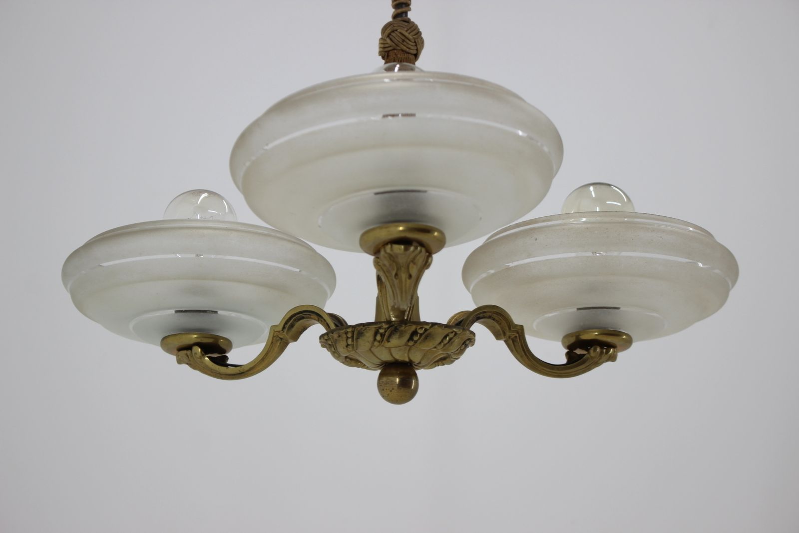 photo furniture Big Art Deco Chandelier, 1930´S.