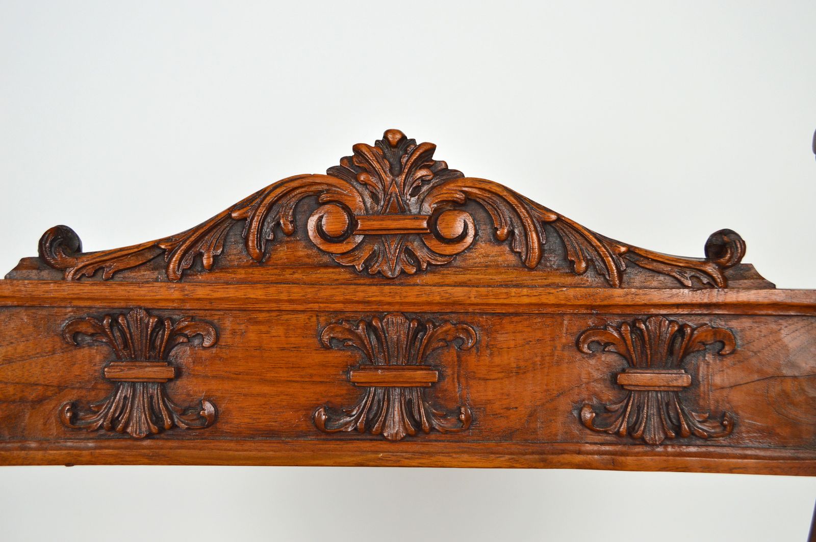 photo furniture French Carved Walnut Curule Or Armchair, Renaissance Revival