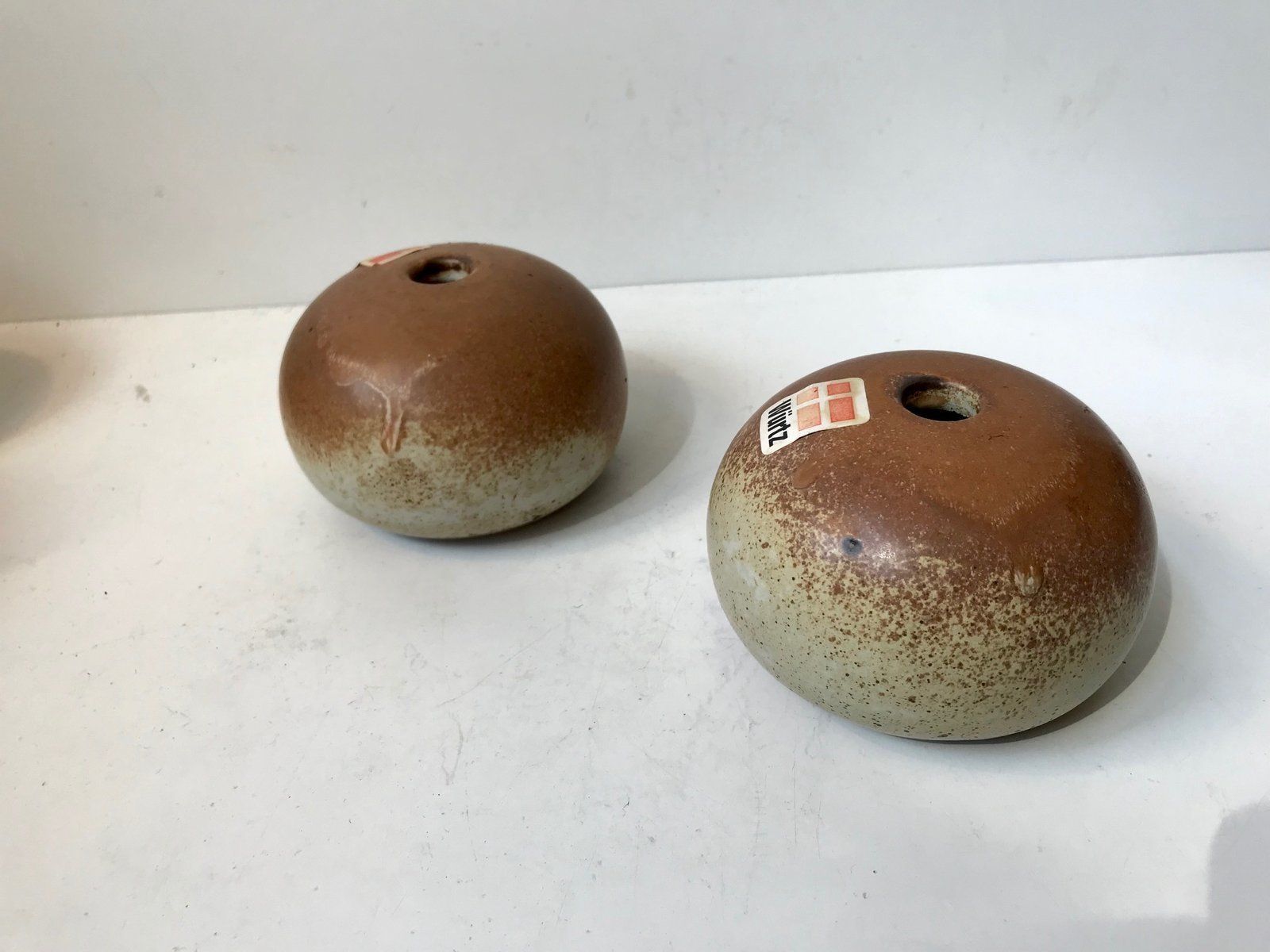 Mushroom Vases By Aage Würtz For Würtz Studio, 1970s, Set Of 2