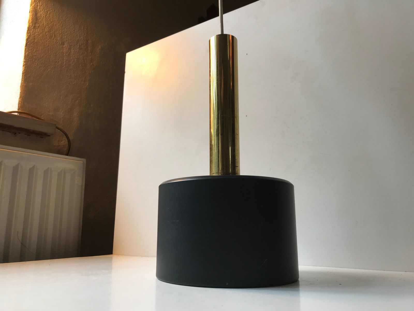 Scandinavian Modern Club Style Pendant Lamp, 1960s photo Lighting