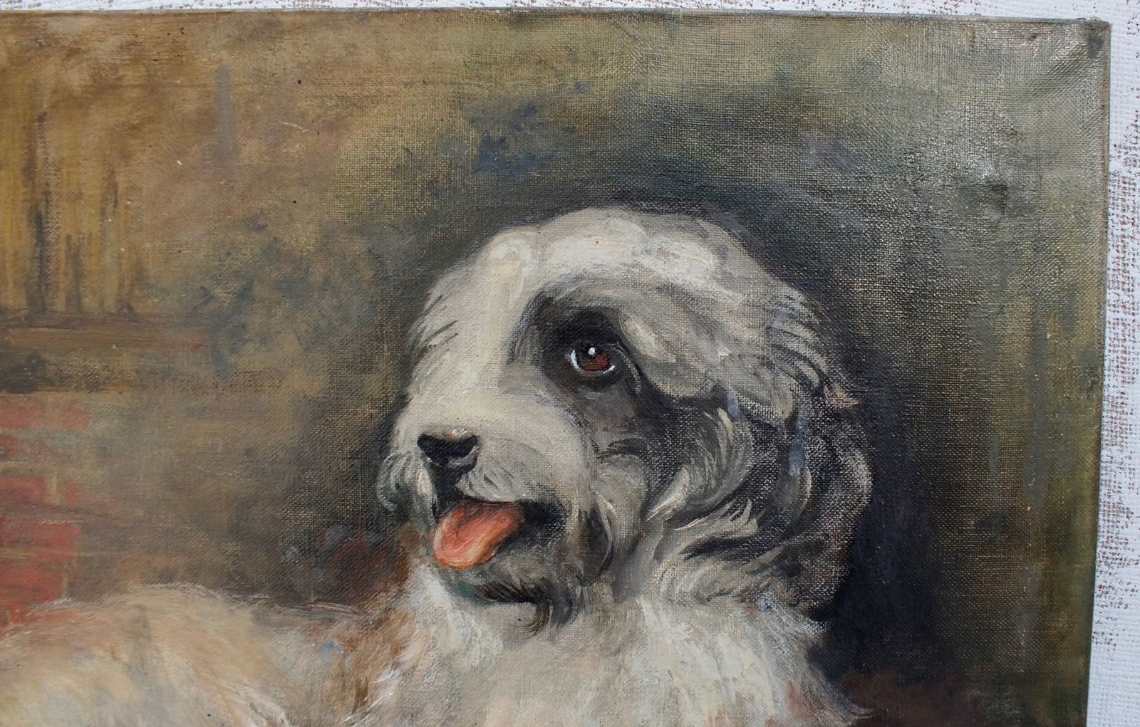 Early Portrait "Stray" By Marjorie Cox, Queen Victoria's Dog Islay photo vinterior
