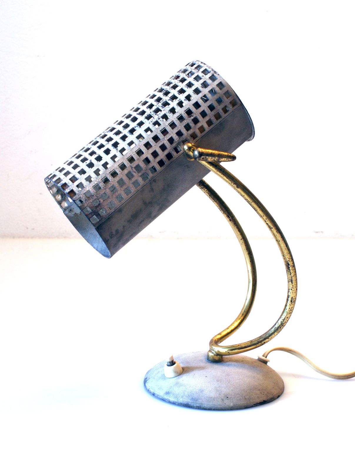 Fifties Pilastro Mategot Style Vintage Bureaulamp