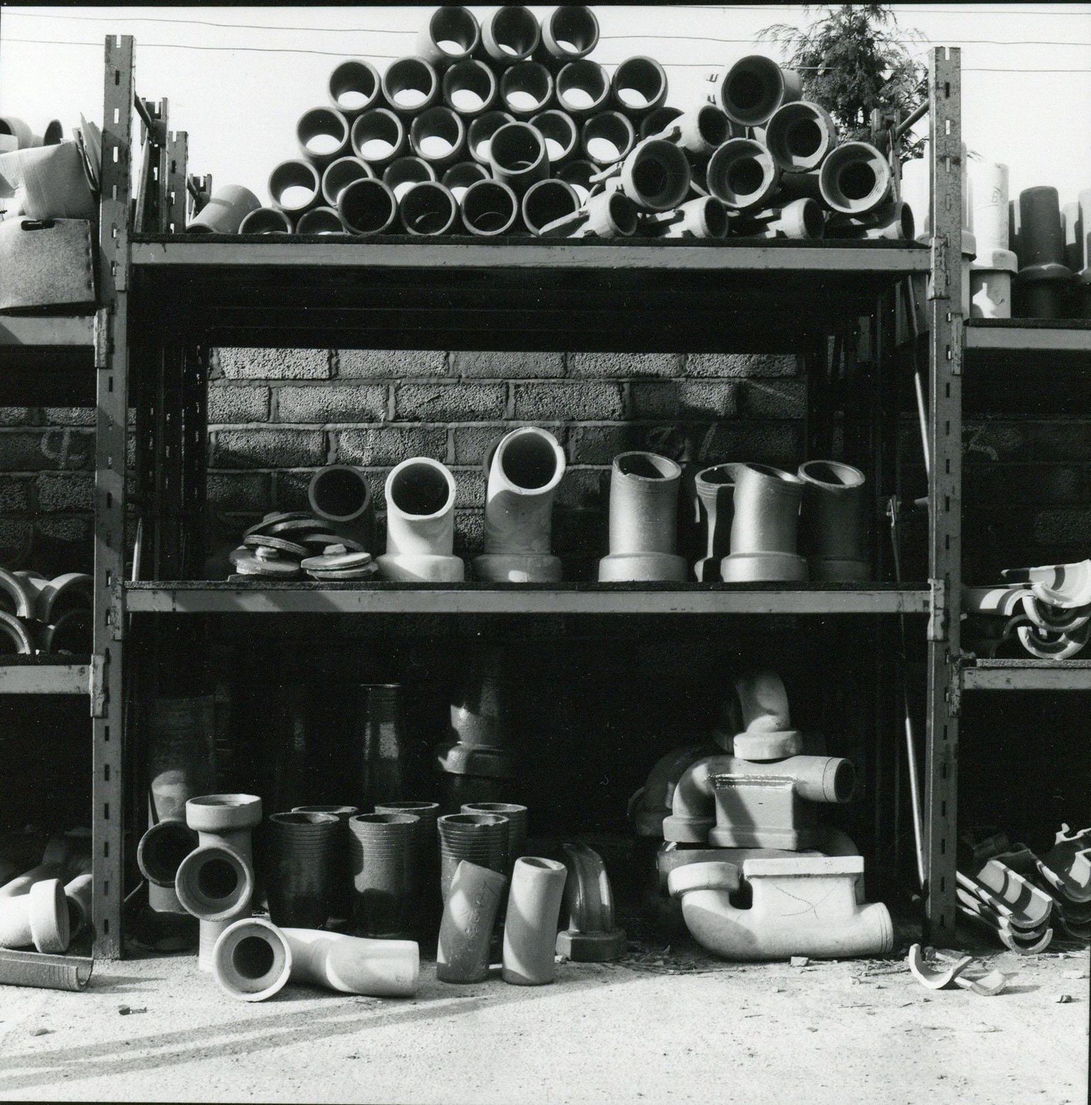 Rosemary Ellis Pipes V Gelatin Silver Photograph Print 1975 Surreal Pipes 1975