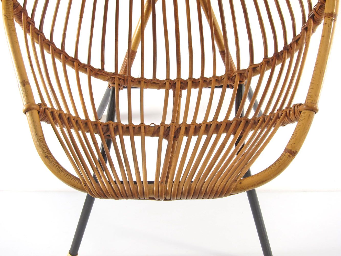 Dirk Van Sliedrecht Vintage Rotan Chair photo for sale