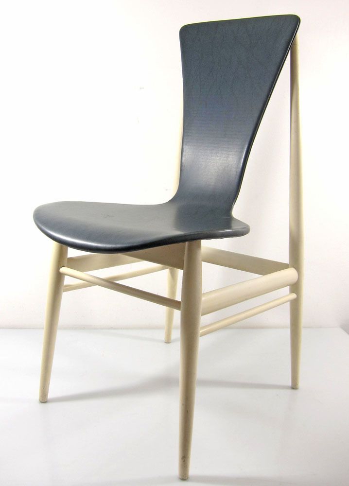 Inger Klingenberg Mid Century Organic Plywood Dining Chairs – Set Van 6